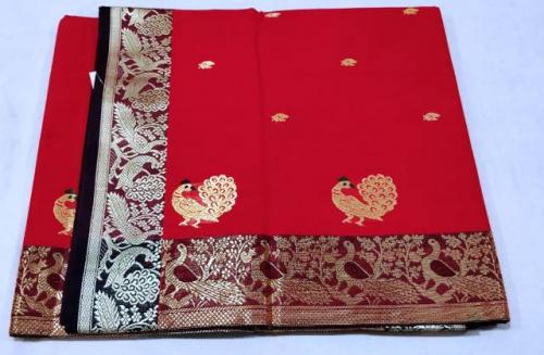 PMK BUMBERG COT SAREES WITH BLOUSE